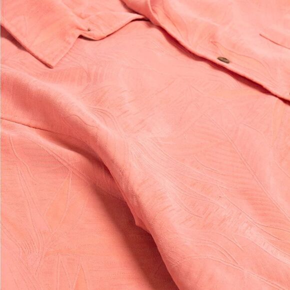 Caribbean Peach Hawaiian Short Shirt size 2XB NWT in packaging - Picture 2 of 5